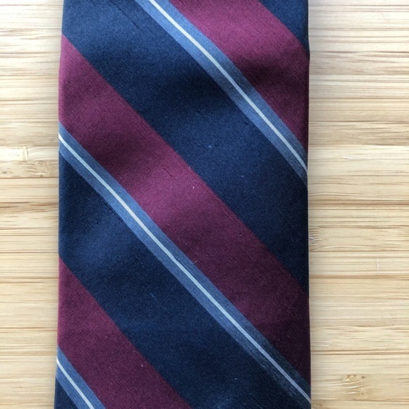 Robert Talbott For The Highlander Silk Tie Maroon - Picture 5 of 6